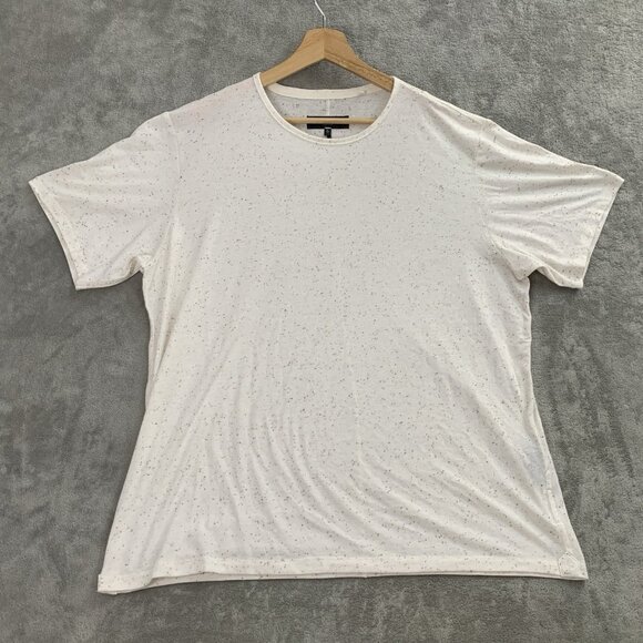 rag & bone Other - Rag & Bone Shirt Men’s XL Ivory Classic Nep Jersey Crew-Neck Short Sleeve Tee